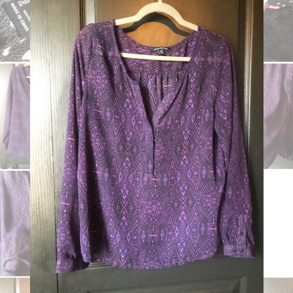 Geometric American Eagle Blouse